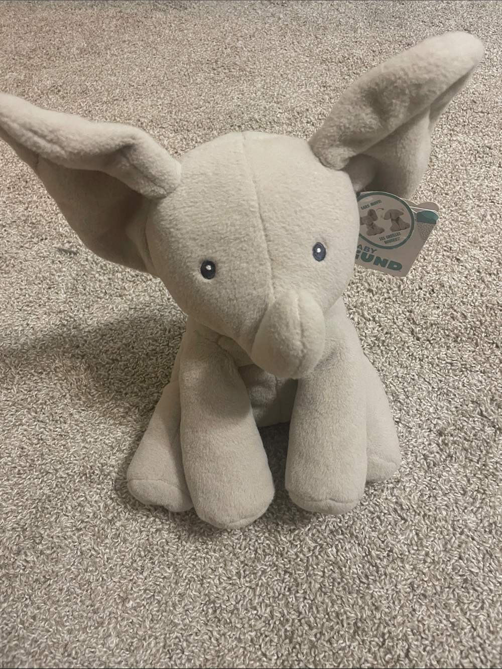 Baby Gund Elephant Plush Toy